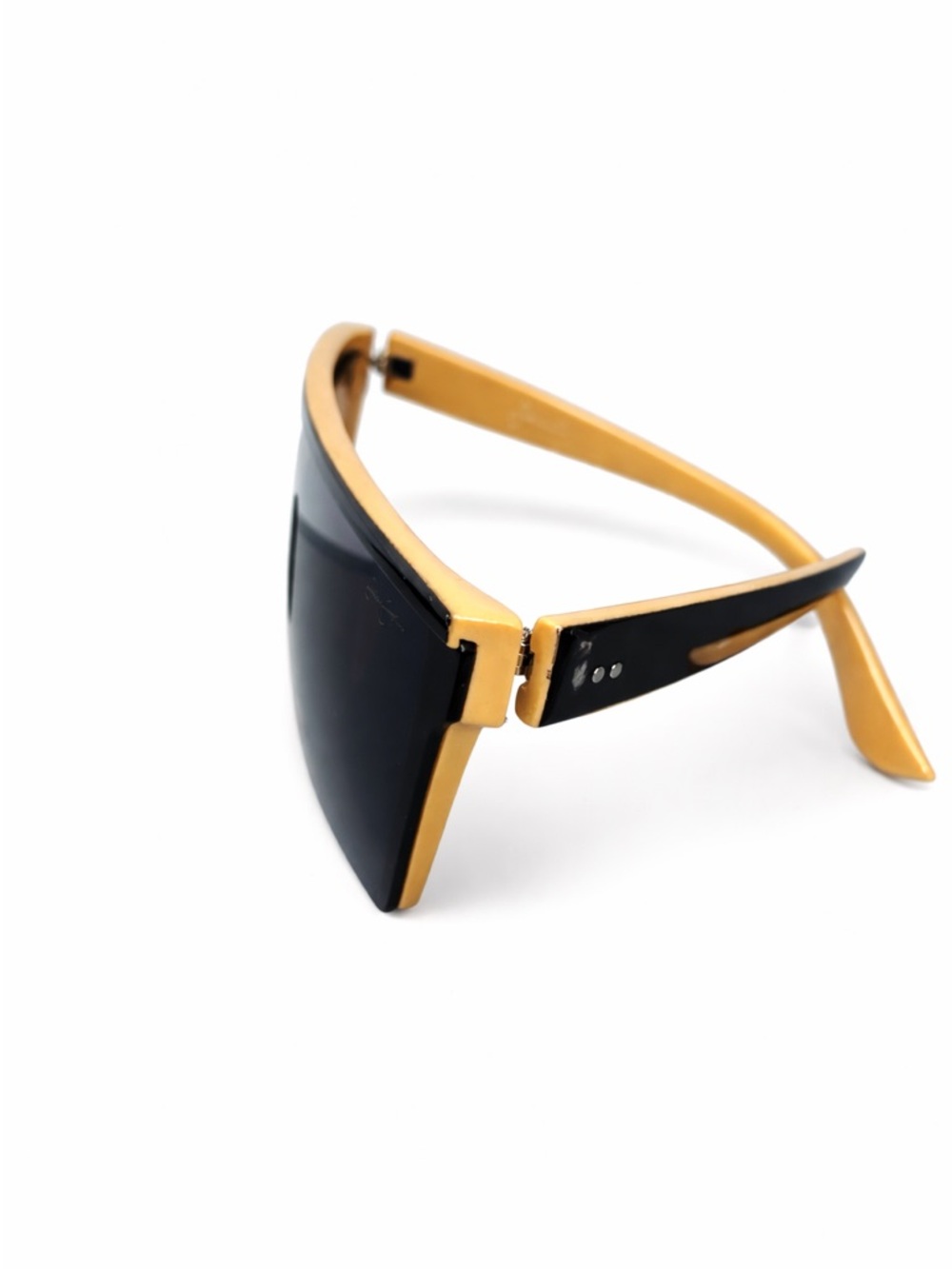Sean John Black Shield Sunglasses - Minimal Shield Frame - Picture 2 of 3